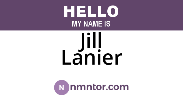 Jill Lanier