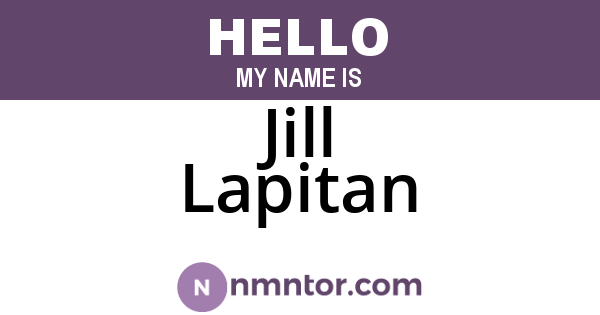 Jill Lapitan