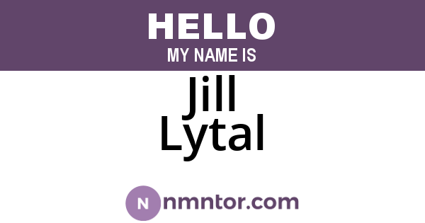 Jill Lytal