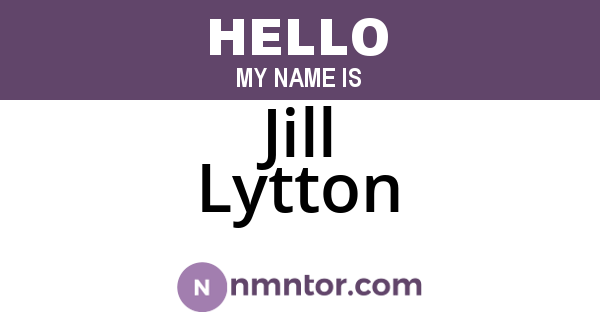 Jill Lytton