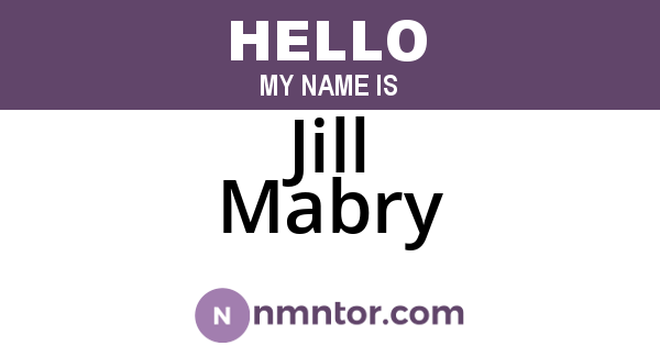 Jill Mabry