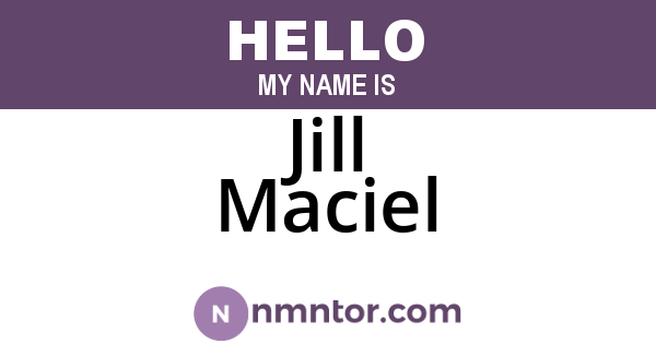 Jill Maciel
