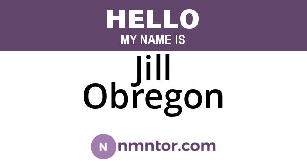 Jill Obregon
