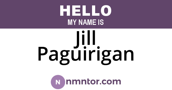 Jill Paguirigan