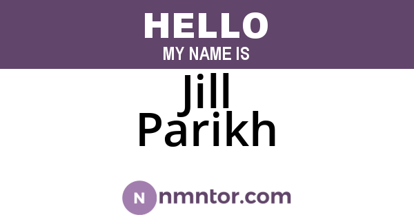Jill Parikh