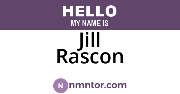 Jill Rascon