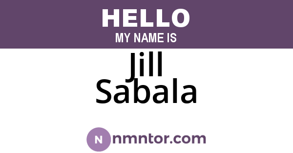 Jill Sabala