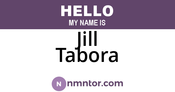 Jill Tabora