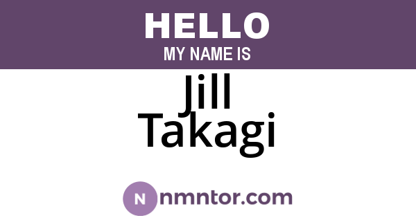 Jill Takagi