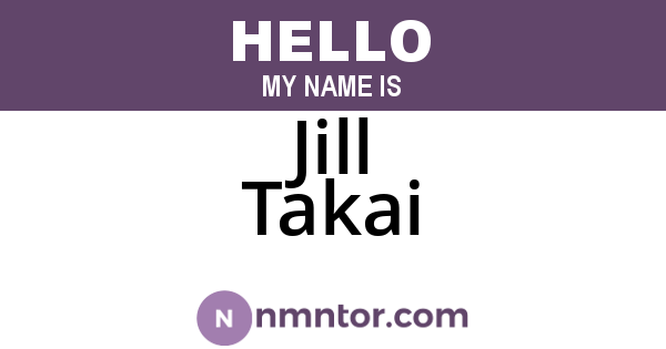 Jill Takai