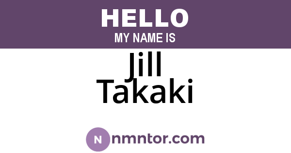 Jill Takaki