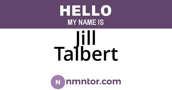 Jill Talbert
