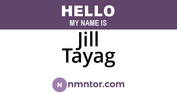 Jill Tayag