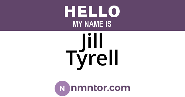 Jill Tyrell