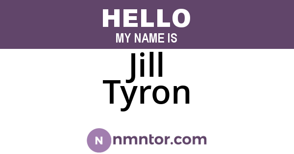 Jill Tyron