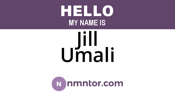 Jill Umali