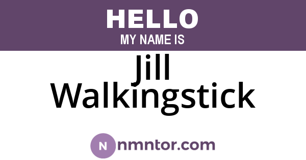 Jill Walkingstick