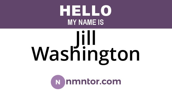 Jill Washington