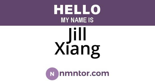 Jill Xiang