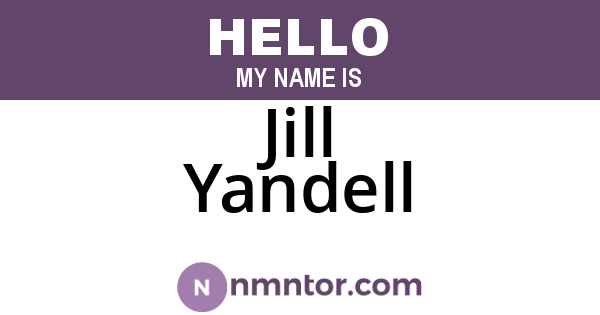 Jill Yandell