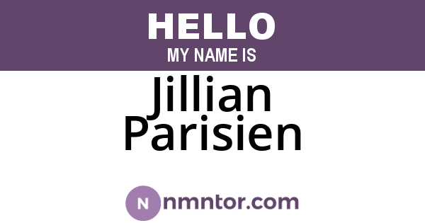 Jillian Parisien