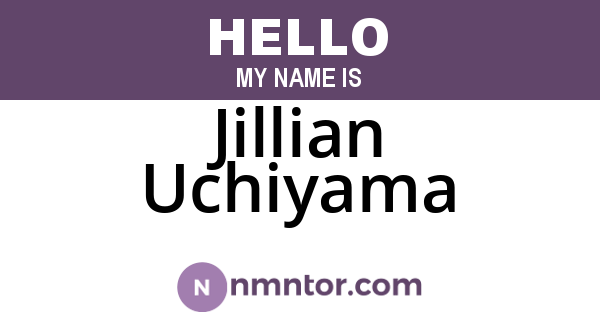 Jillian Uchiyama