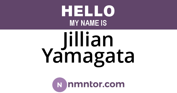 Jillian Yamagata