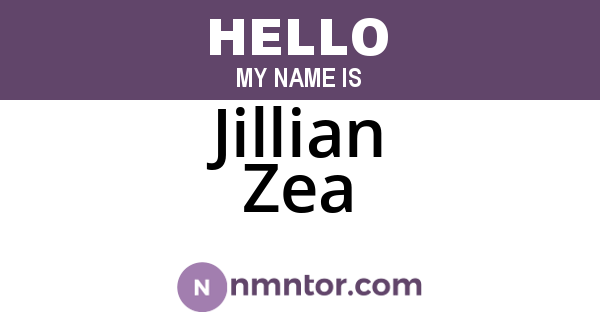 Jillian Zea
