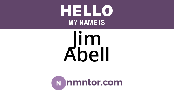 Jim Abell