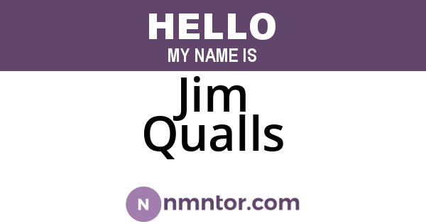 Jim Qualls