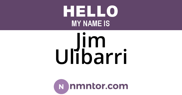 Jim Ulibarri