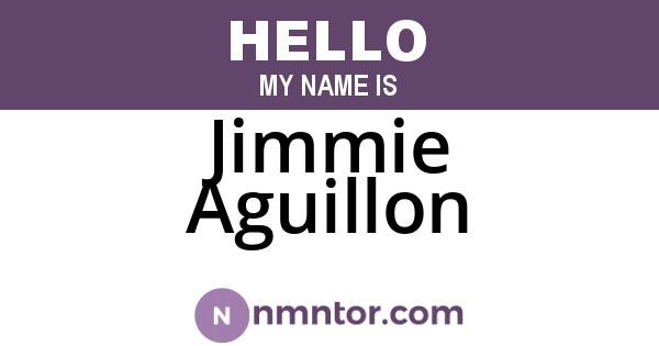 Jimmie Aguillon