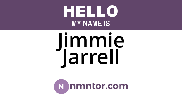 Jimmie Jarrell