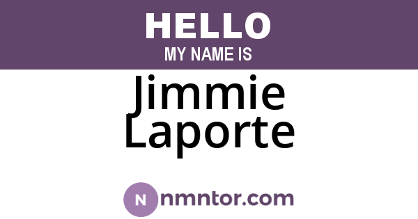 Jimmie Laporte
