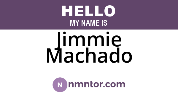 Jimmie Machado