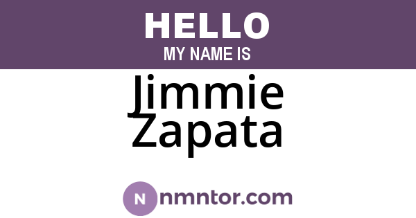 Jimmie Zapata