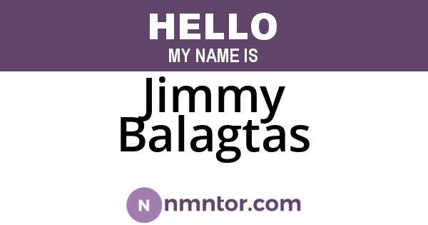 Jimmy Balagtas
