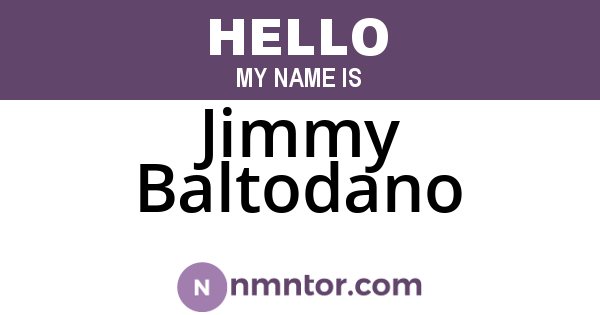 Jimmy Baltodano
