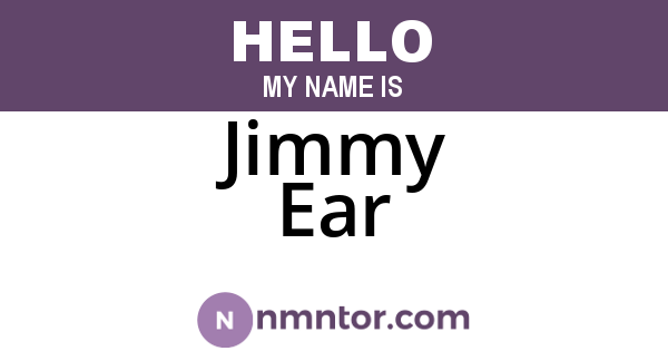Jimmy Ear