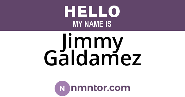 Jimmy Galdamez