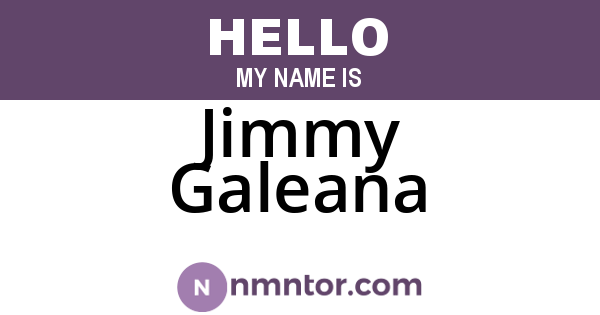 Jimmy Galeana