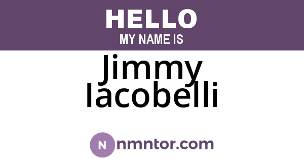 Jimmy Iacobelli
