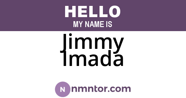 Jimmy Imada