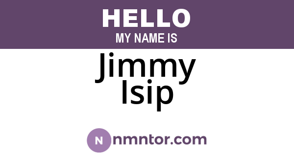 Jimmy Isip
