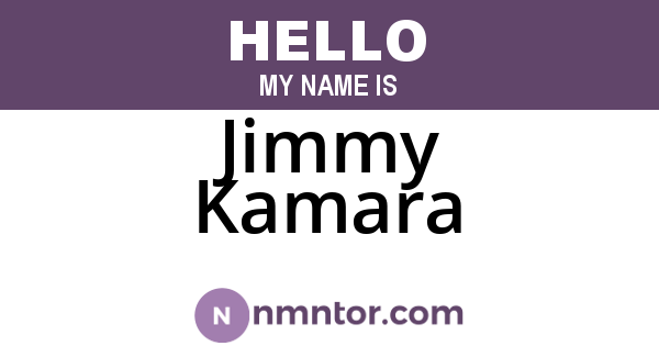 Jimmy Kamara