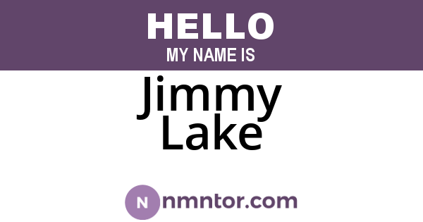Jimmy Lake