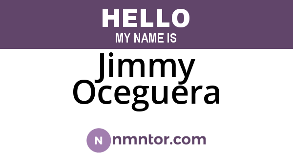 Jimmy Oceguera