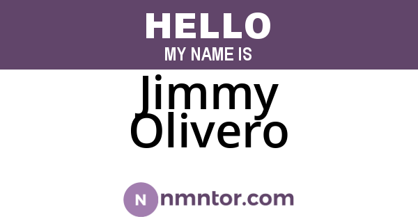 Jimmy Olivero