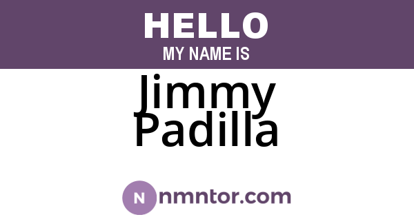 Jimmy Padilla