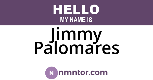 Jimmy Palomares